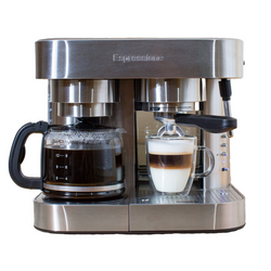 Espressione EM-1040 Combination Espresso Machine and Coffee Maker, 10 cup Beautiful crema on the espresso and great coffee