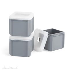 Final Touch King Cube Ice Molds, Set of 3