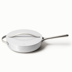 Caraway Ceramic Nonstick Sauté Pan with Lid, 4.5 qt. Best sauté pan ever!
