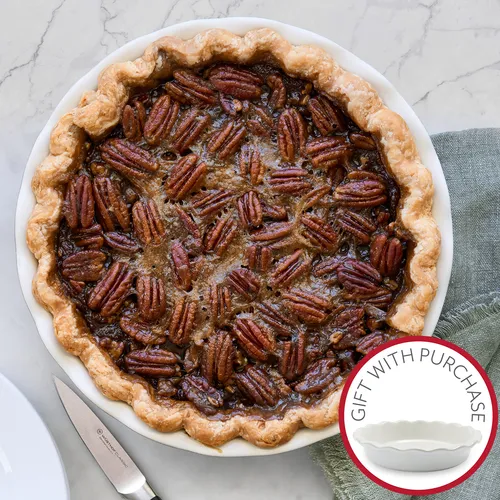 Take & Bake: Pumpkin Pecan Pie + Pie Dish 