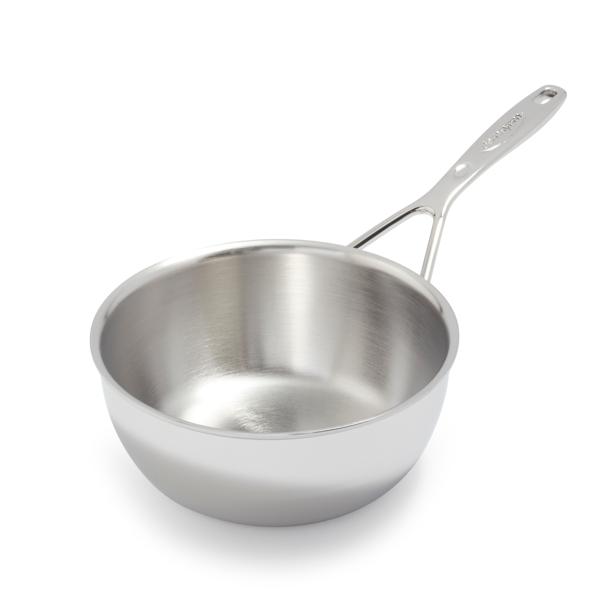 Demeyere Silver7 Stainless Steel Saucier without Lid, 2 Qt.