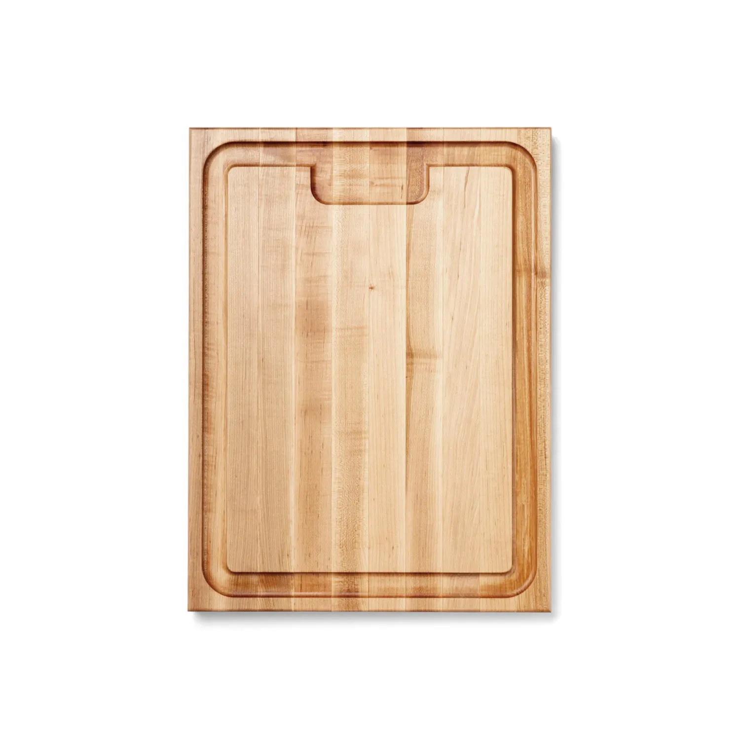 John Boos Maple Edge-Grain Cutting Board w/ AuJus Juice Groove, 1.5" Thick