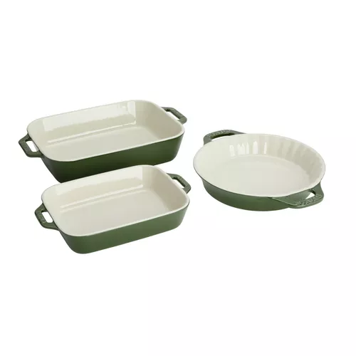 Staub Ceramics 3-Pc Rectangular Baking Dish Set - Rustic Turquoise - 2022  requests