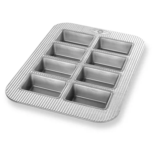 USA Pan Mini Loaf Pan, 8 Count