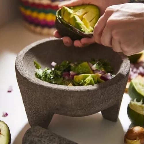 Verve Culture Molcajete and Tortilla Warming Basket
