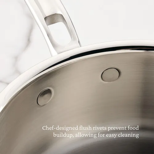 Hestan ProBond Luxe Stainless Steel Saucepan with Lid
