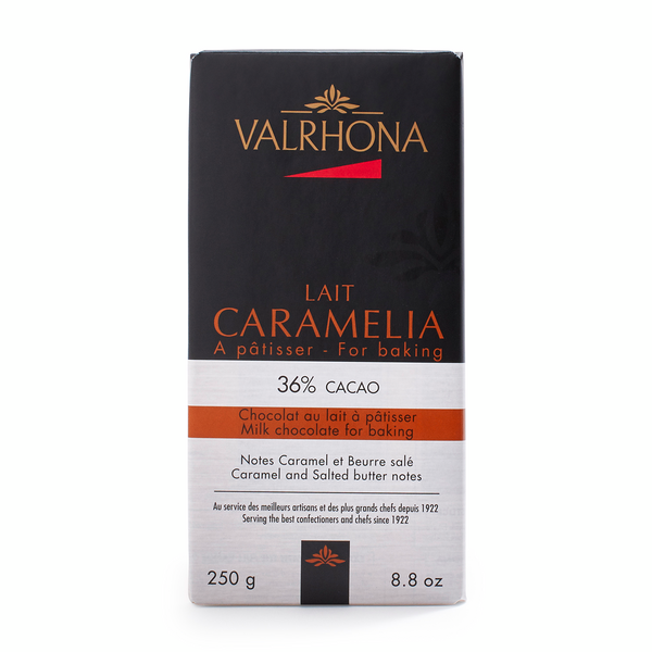 Valrhona Lait Caramelia Milk Chocolate Baking Bar, 32% Cacao
