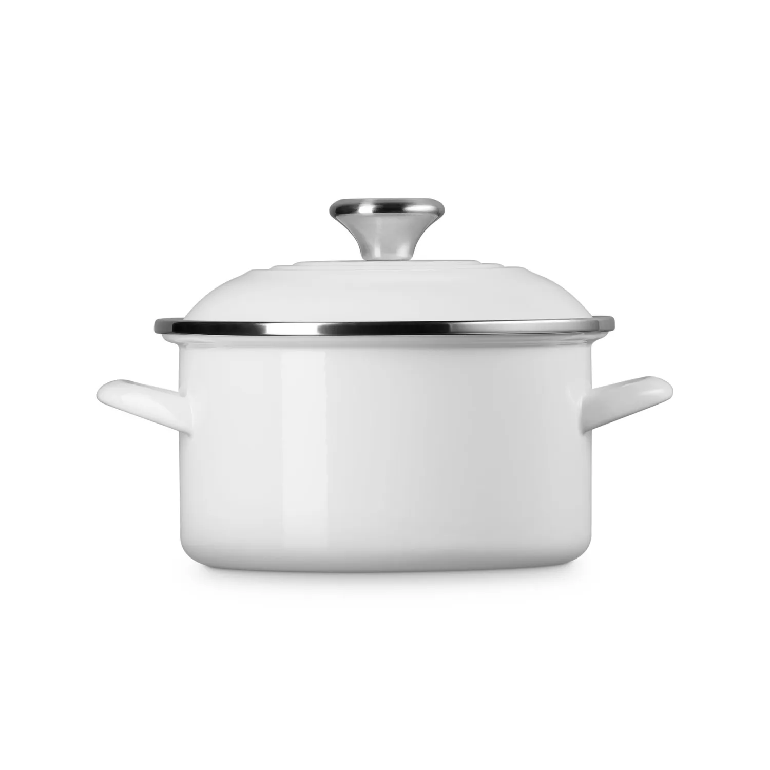 Le Creuset Petite Enameled Steel Stockpot, 3.8 qt.