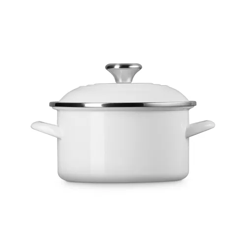 Le Creuset Petite Enameled Steel Stockpot, 3.8 qt.