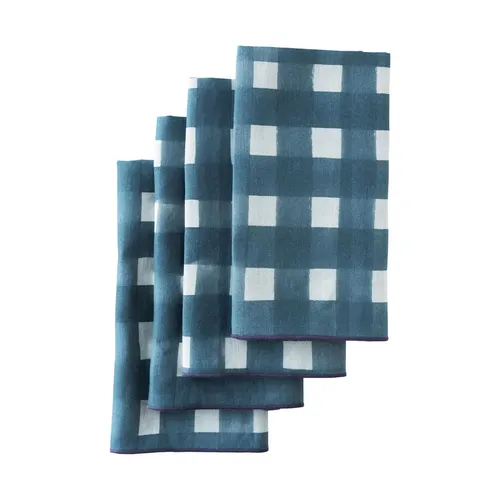 Goldie Home Crosshatch Napkins, Set of 4