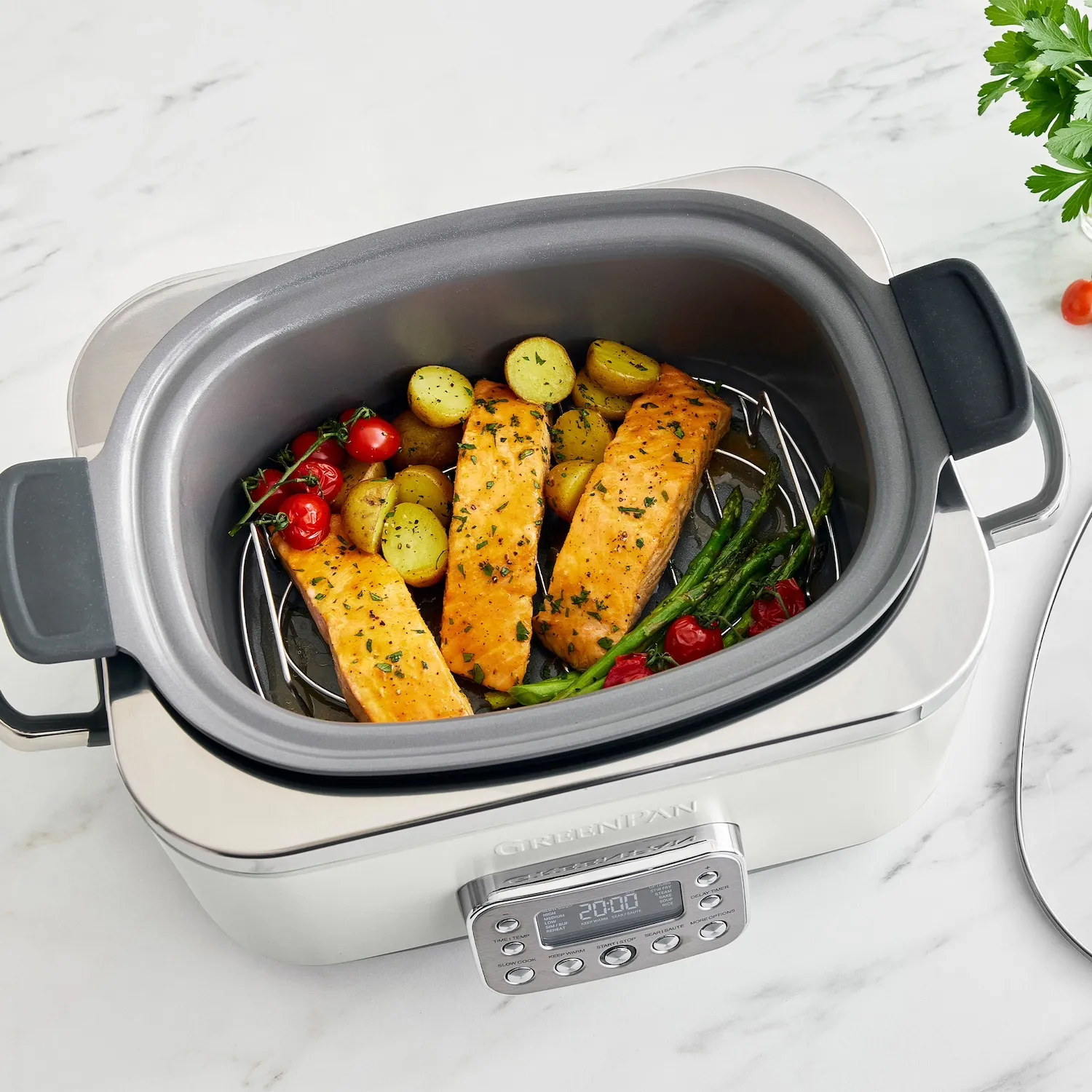 GreenPan Elite Slow Cooker, 6 qt.