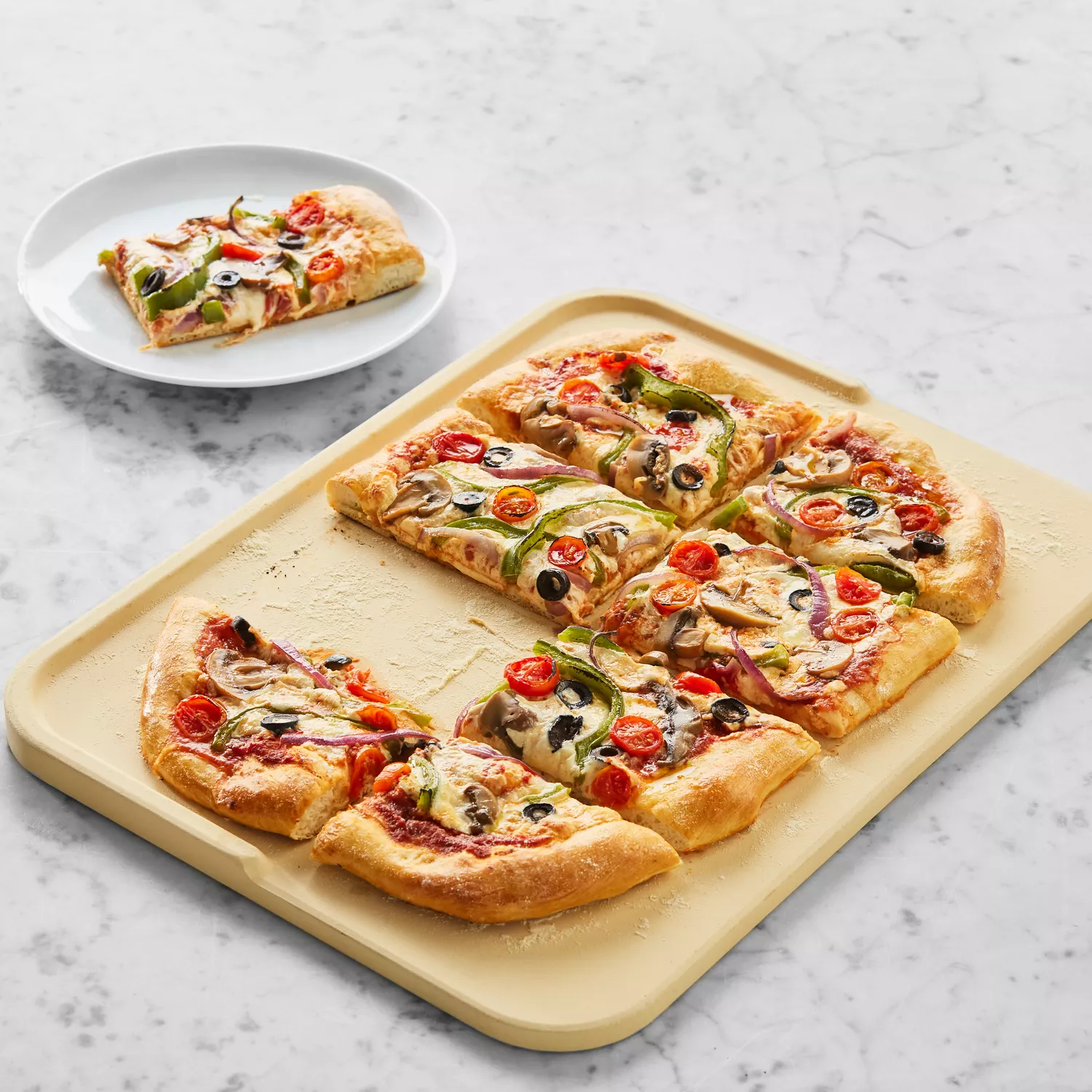 Sur La Table Cordierite No-Slip Pizza Stone, 18"x13.5"