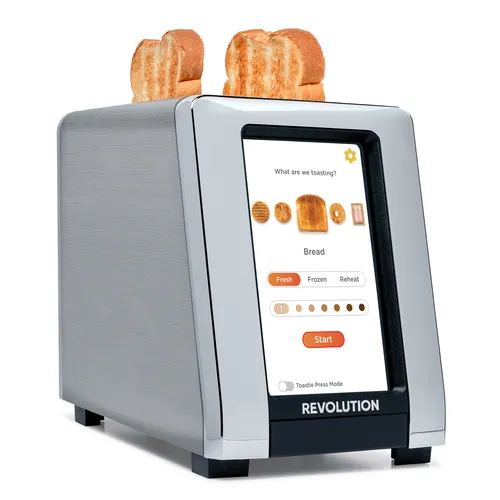 Revolution Connect Smart Toaster Wi-Fi Touchscreen Toaster with Weather Display