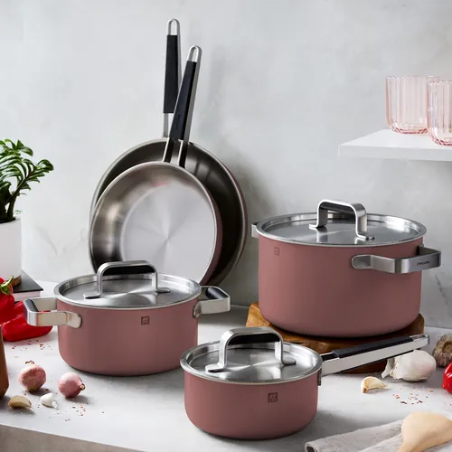 Zwilling Pure Stainless Steel 8-Piece Cookware Set