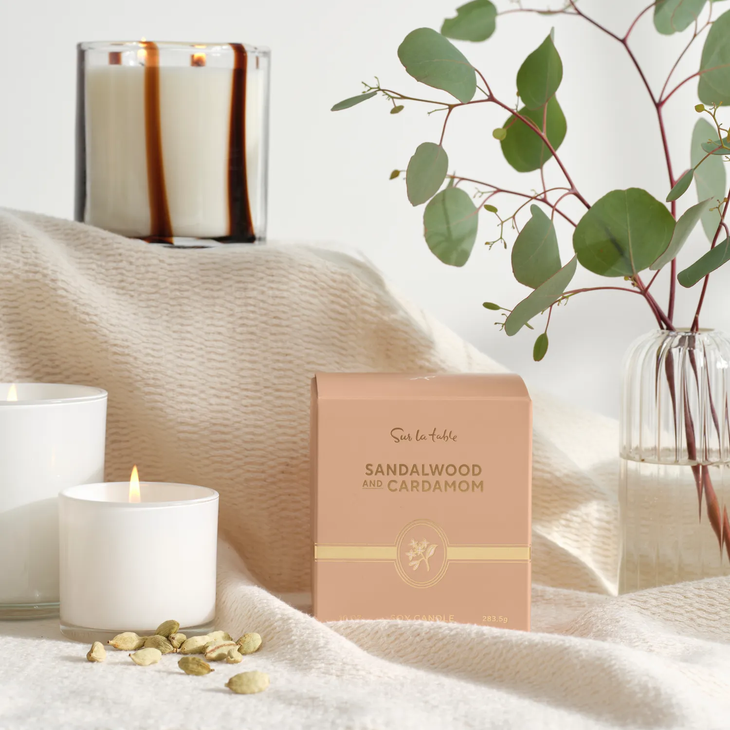 Sur La Table Sandalwood & Cardamom Candle