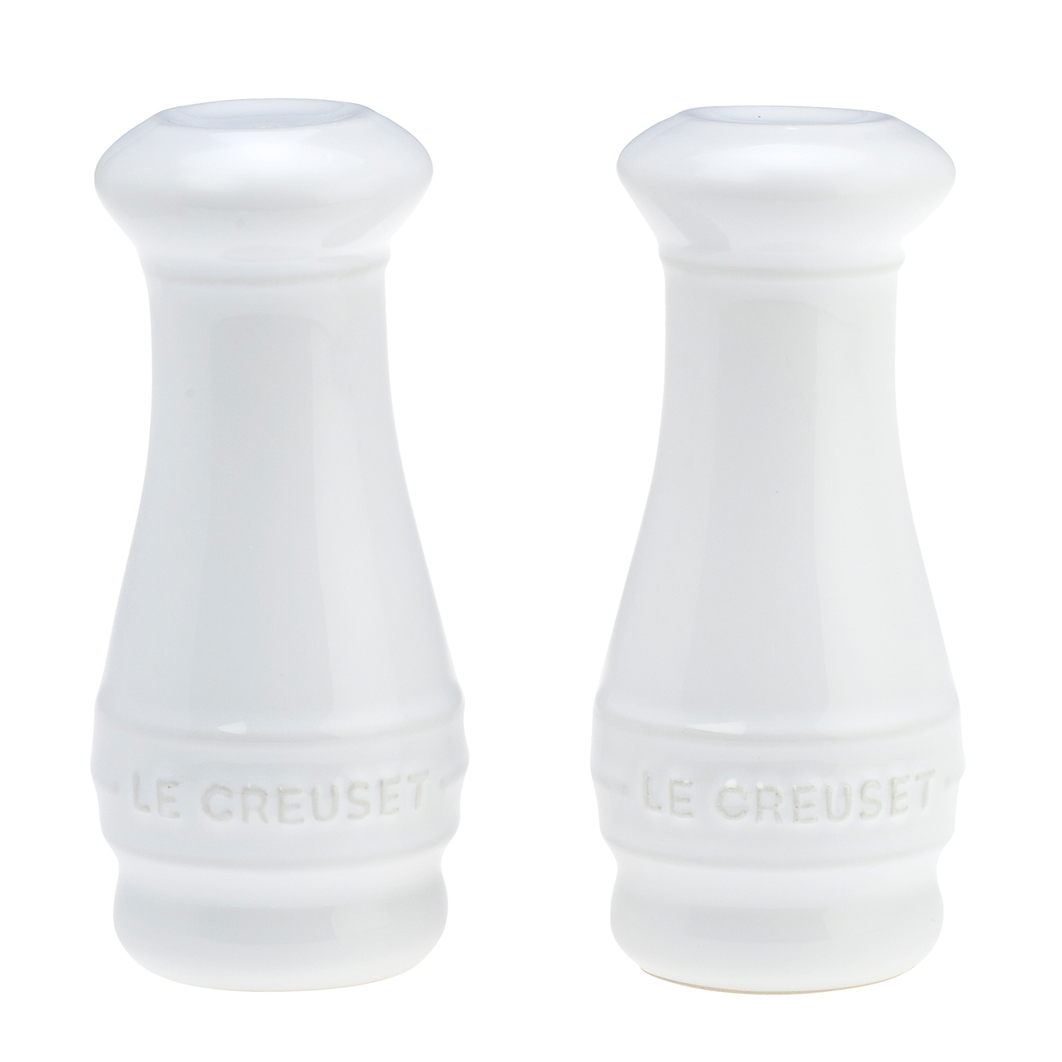 Le Creuset Salt and Pepper Shakers