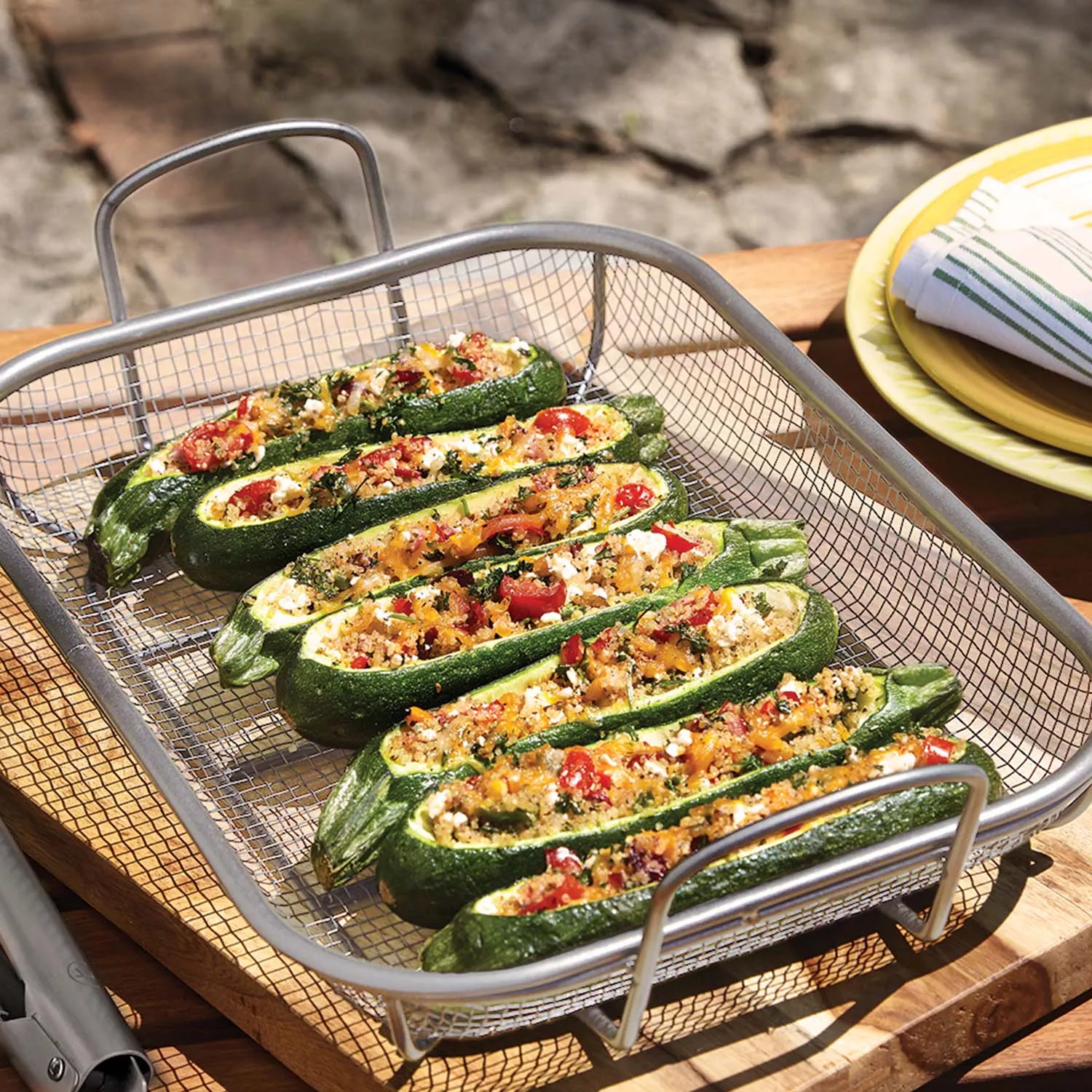 Outset Stainless Steel Roasting Basket