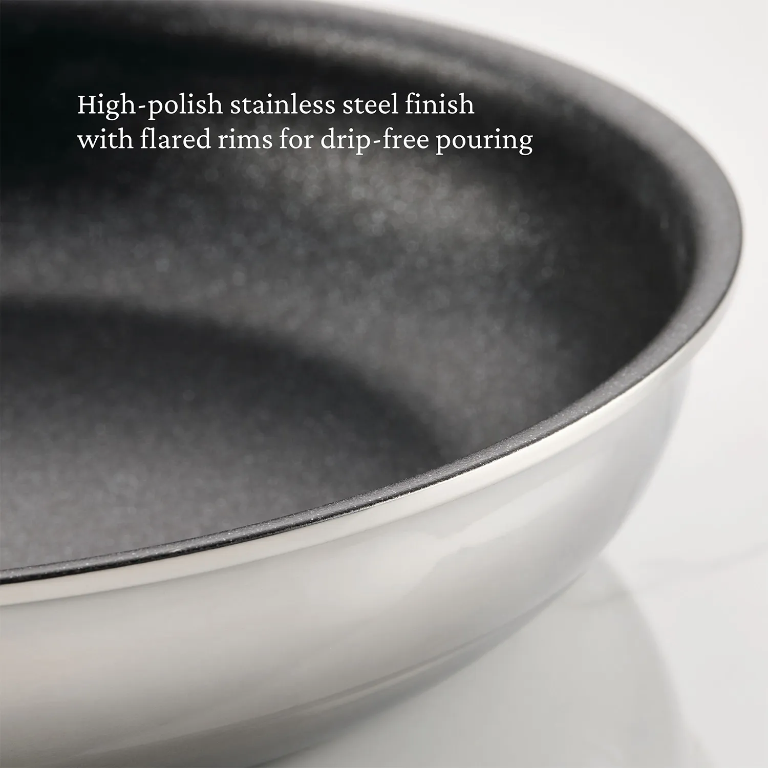 Hestan ProBond Luxe Stainless Steel TITUM™ Nonstick Set of 2 Skillets, 8.5" & 11"