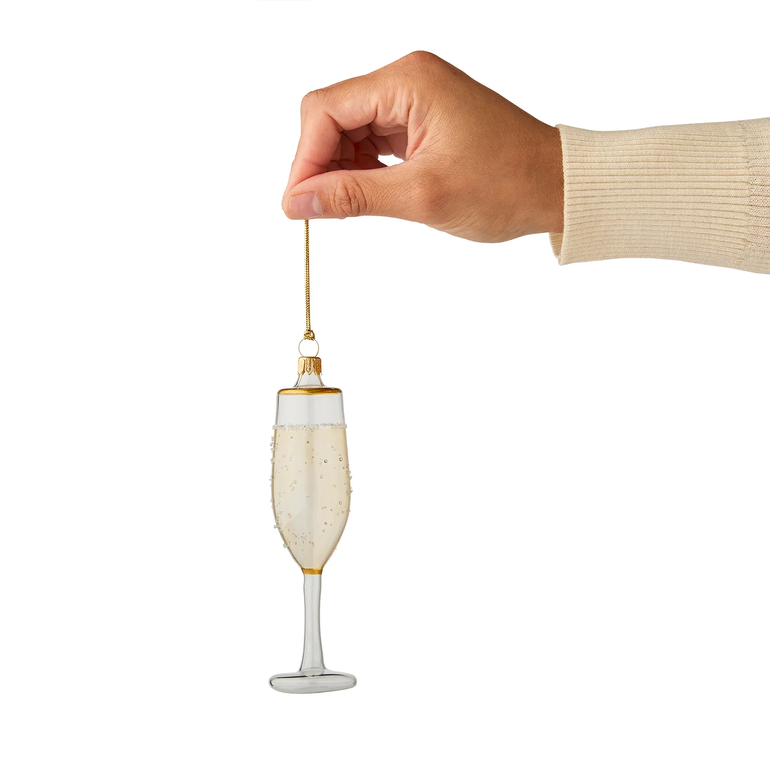 Sur La Table Champagne Flute Ornament