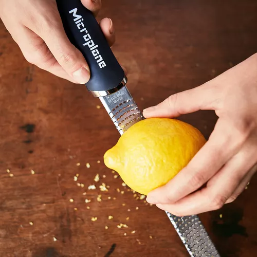 Soft-Handle Microplane Zester Grater, Black
