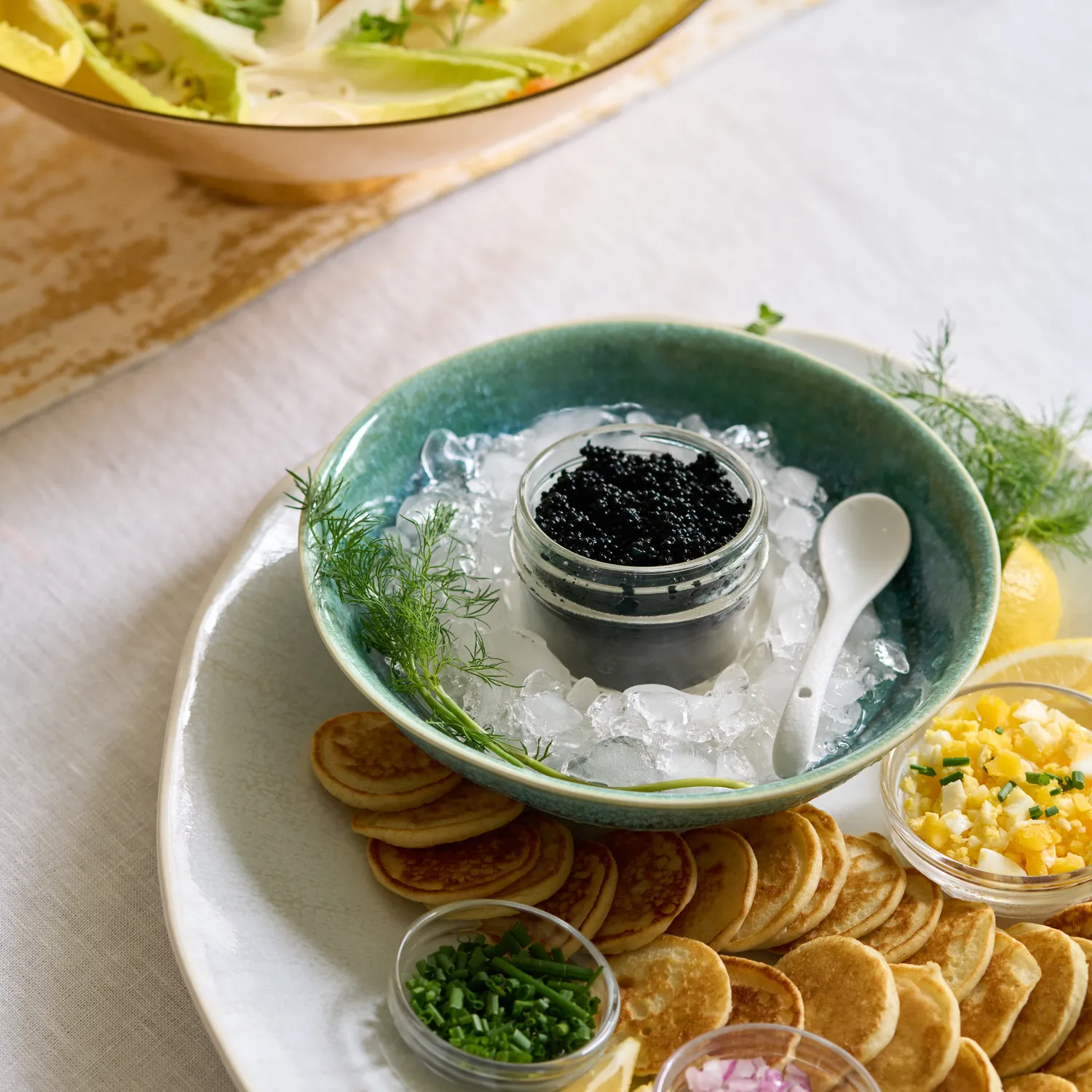 Sur La Table Cloud Emerald Cereal Bowl