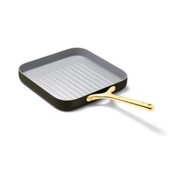 Caraway Ceramic Nonstick Square Grill Pan, 11"