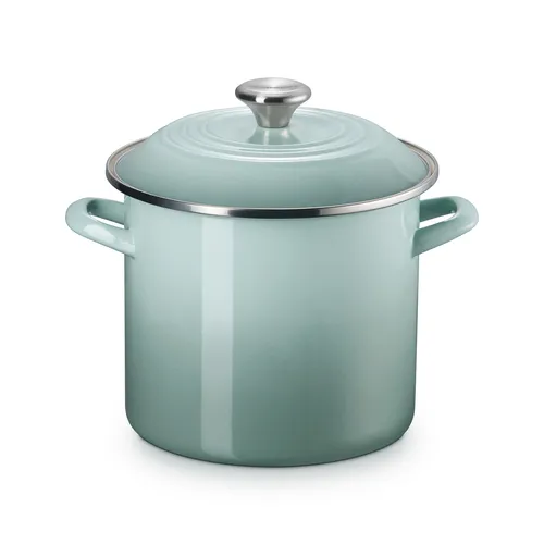 Le Creuset Enameled Steel Stockpot with Stainless Steel Knob, 8 qt.