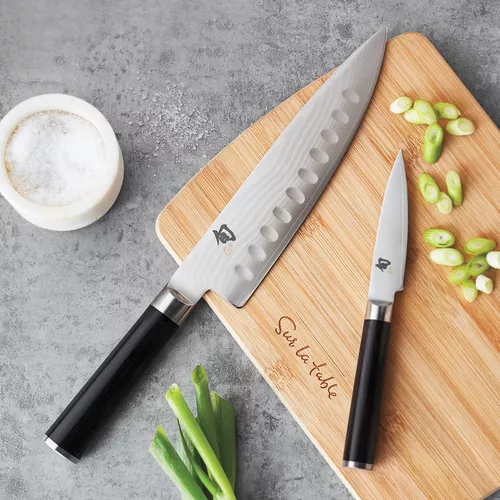 Shun Classic Hollow-Edge Chef&#8217;s Knife, 8&#34;