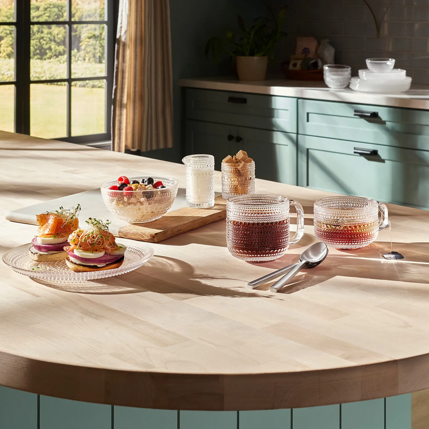 Fortessa Jupiter Cappuccino Glass, Set of 6