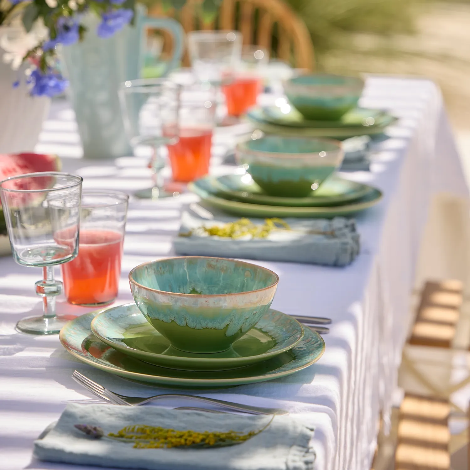Costa Nova Taormina Salad Plates, Set of 6