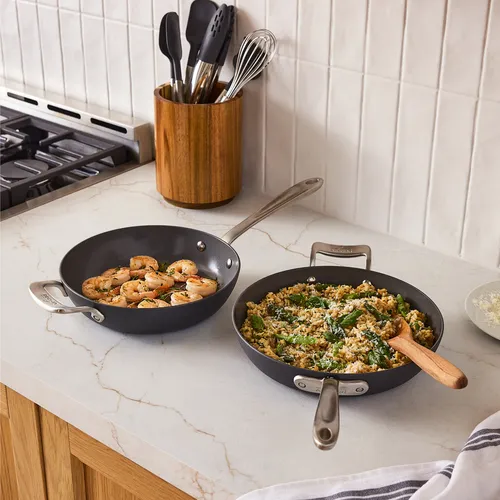 All-Clad HA1 Ceramic Nonstick Set of 2 Skillets, 10.5" & 12"