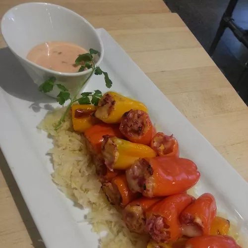 Rueben Stuffed Peppers