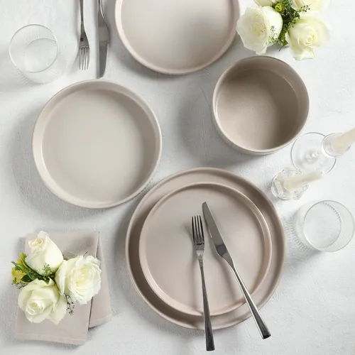 Stone Lain Haven Stoneware 12-Piece Dinnerware Set