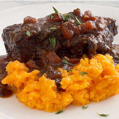 Red Wine-Braised Short Ribs