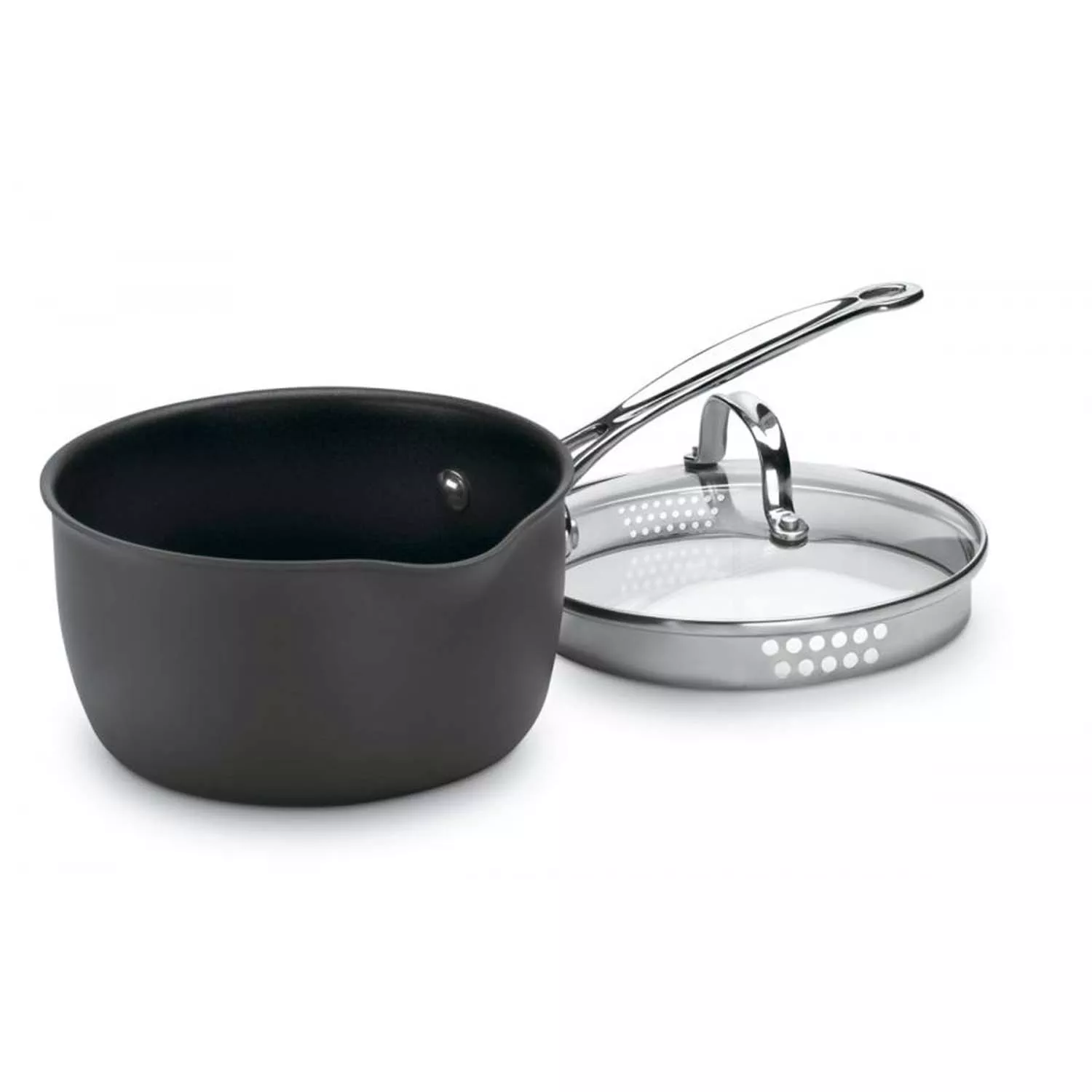 Cuisinart Chef's Classic Hard Anodized Ceramic Nonstick Cook & Pour Saucepan, 2 qt.