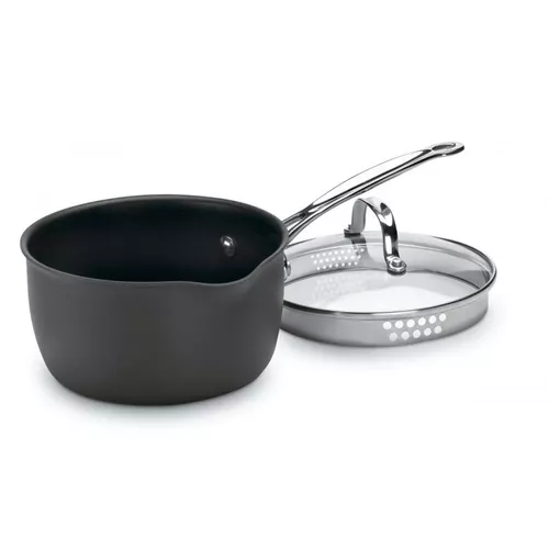 Cuisinart Chef's Classic Hard Anodized Ceramic Nonstick Cook & Pour Saucepan, 2 qt.