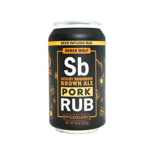 Spiceology Derek Wolf Beer-Infused Rub Sampler, Set of 4