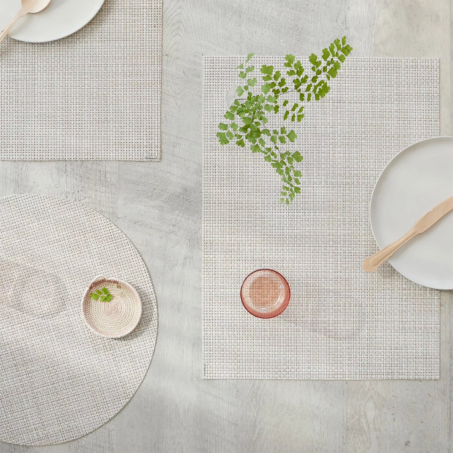 Chilewich Basketweave Placemat, 19" x 14"