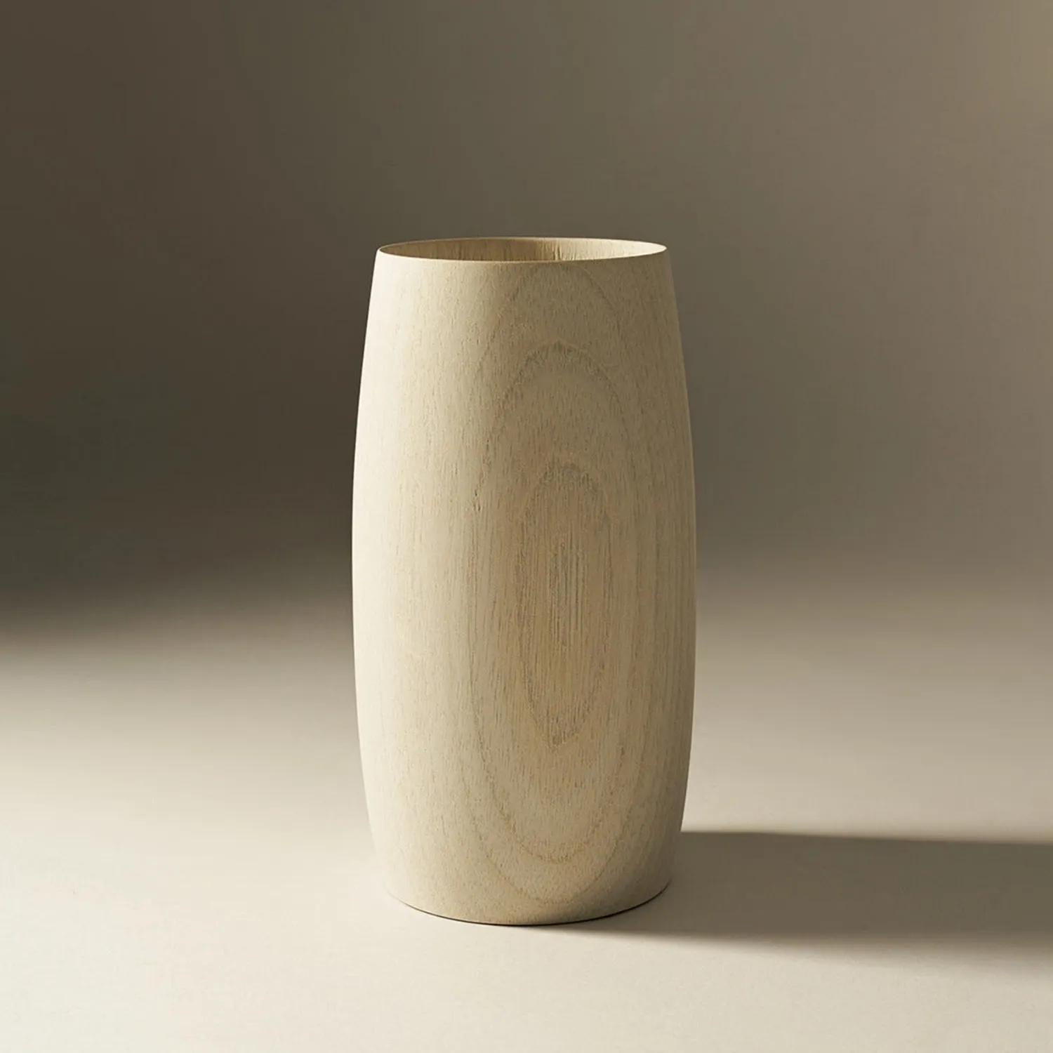 Powered by People Blonde Cedar Wood Vase