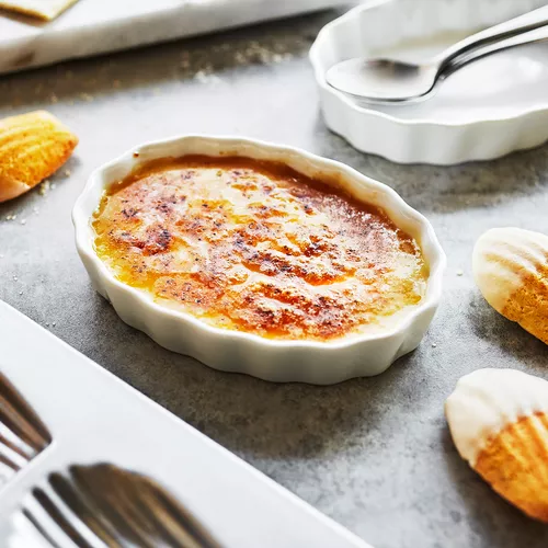Sur La Table Porcelain Oval Cr&#232;me Br&#251;l&#233;e Dish