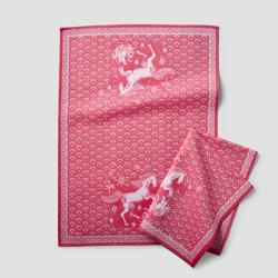 Sur La Table Jacquard Horse Towels, Set of 2