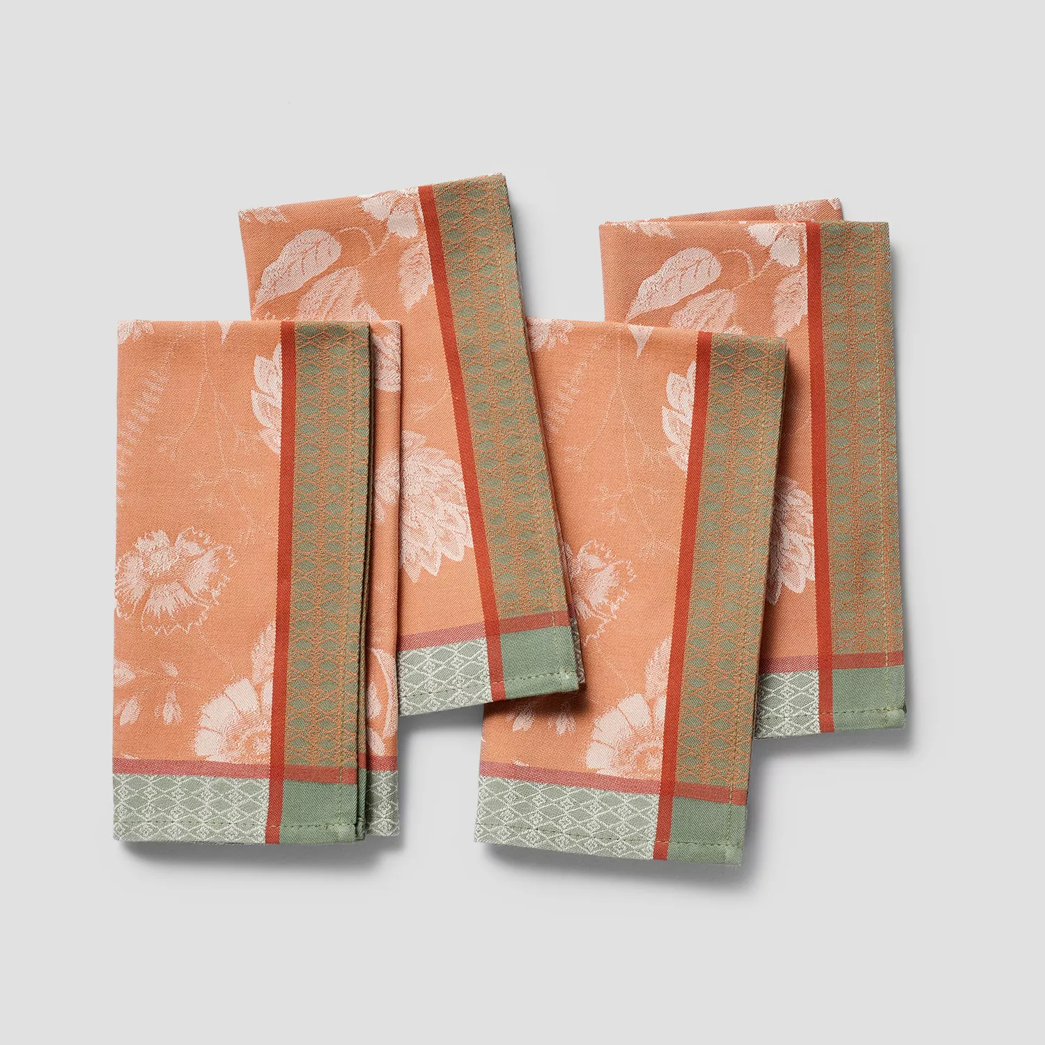 Sur La Table Autumn Botanical Jacquard Napkins, Set of 4