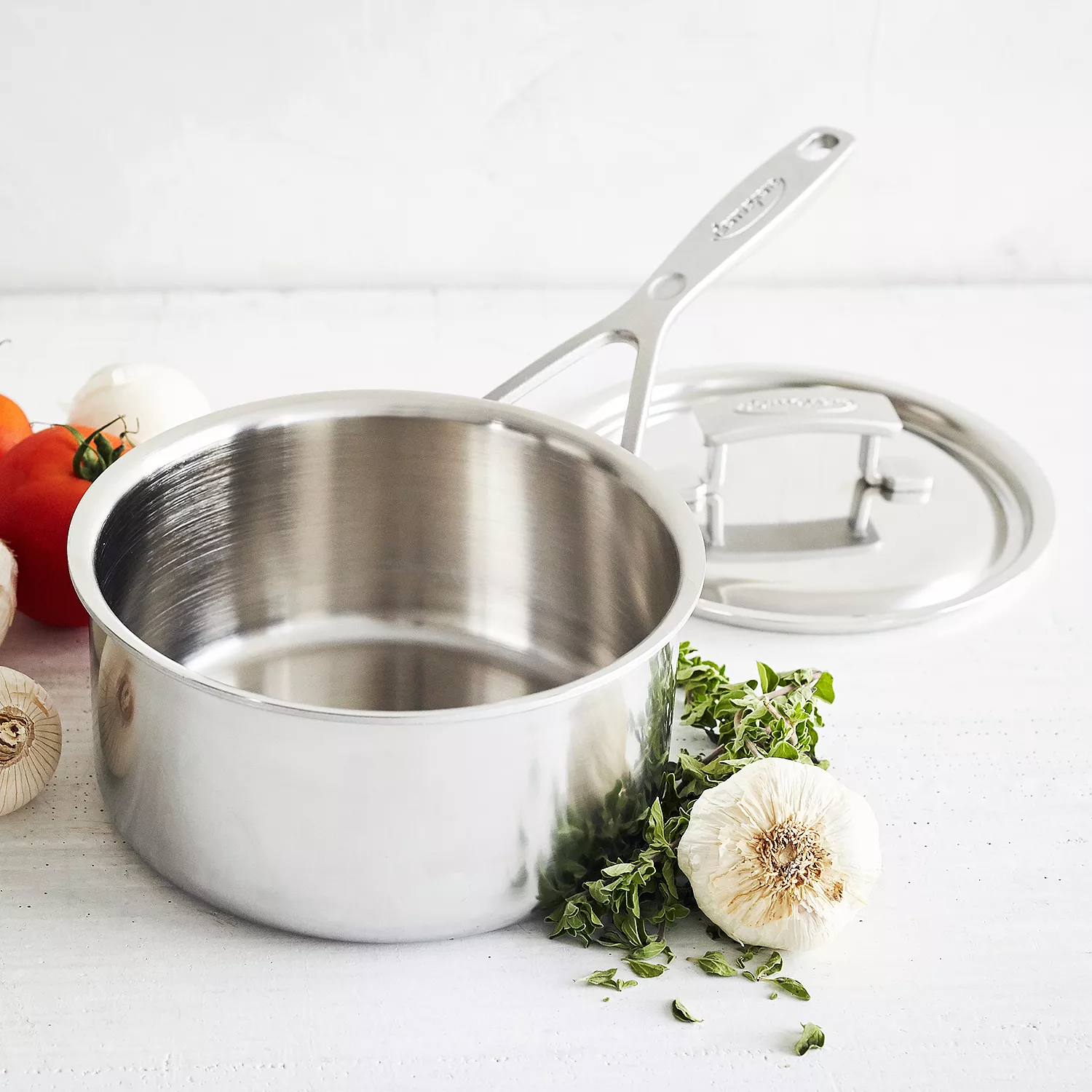 Demeyere Industry5 Stainless Steel Saucepan With Lid