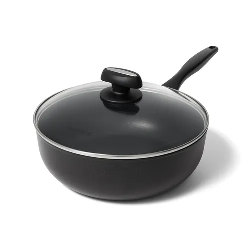 Scanpan Momenta Deep Sauté Pan with Lid, 4 qt.