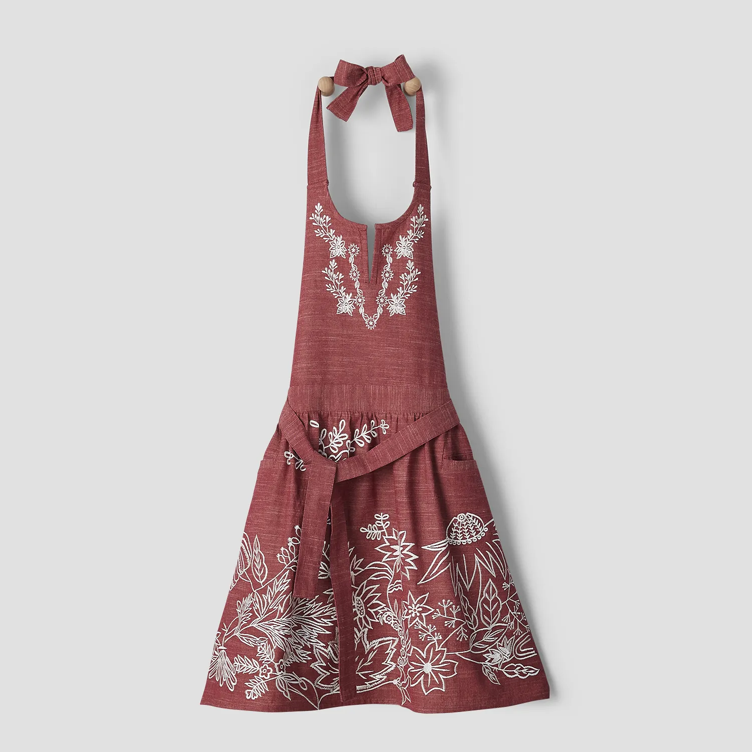 Sur la table Fall Floral Apron