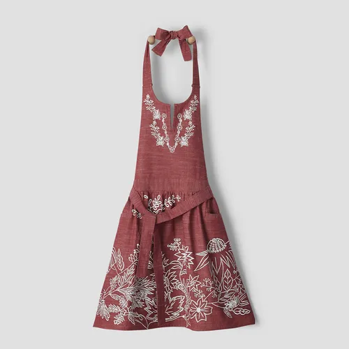 Sur la table Fall Floral Apron