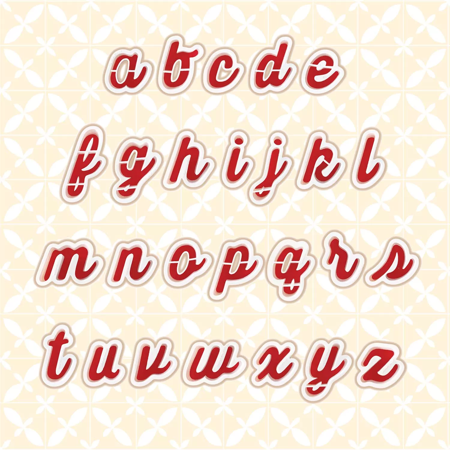 Script Alphabet Cookie Cutters Set Of 26 Sur La Table