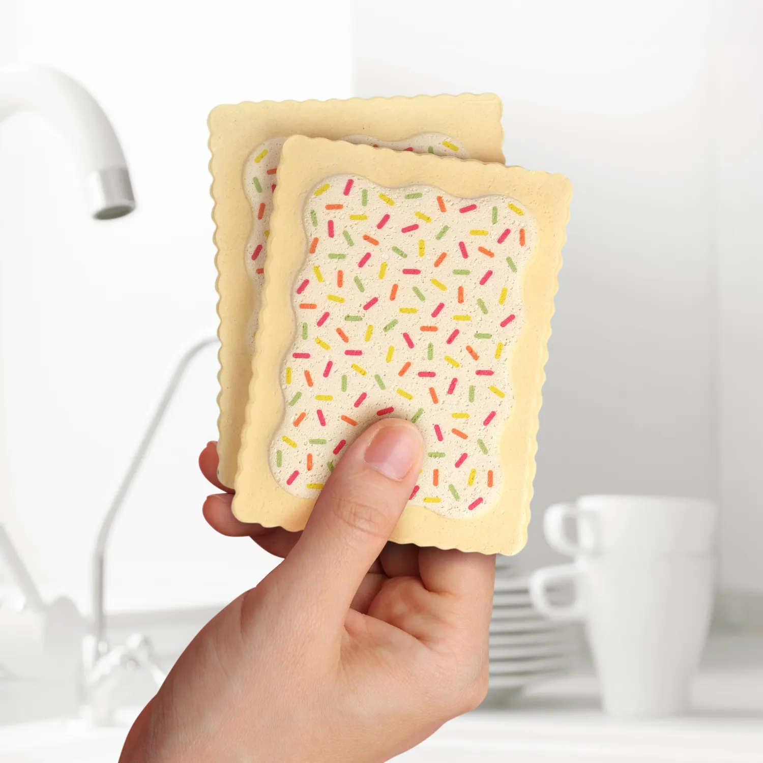 Fred Slop Tarts Compressed Kitchen Sponges, Set of 4