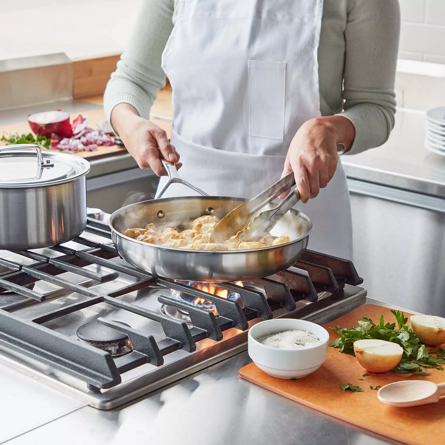 Demeyere Essential5 Stainless Steel Frying Pan 