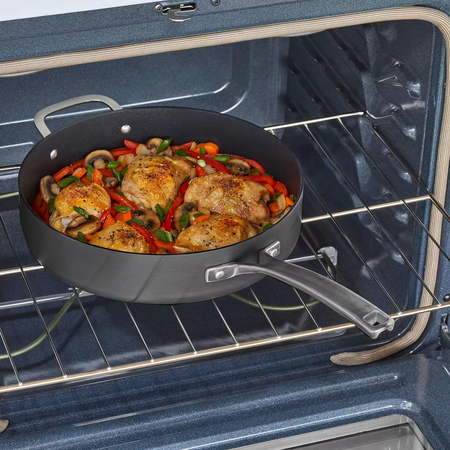 Calphalon Classic Hard Anodized Nonstick Sauté Pan, 5 Qt.